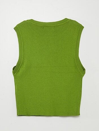 T-shirt senza maniche