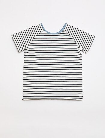 T-shirt senza verso e reversibile a maniche corte