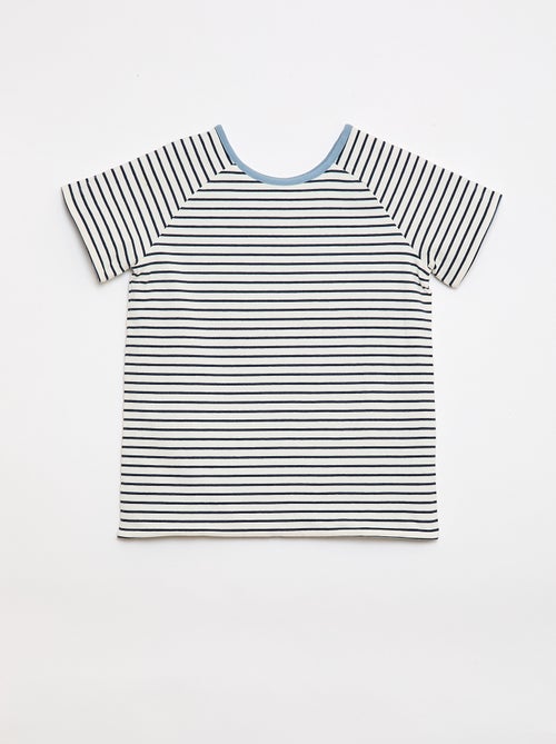 T-shirt senza verso e reversibile a maniche corte - Kiabi