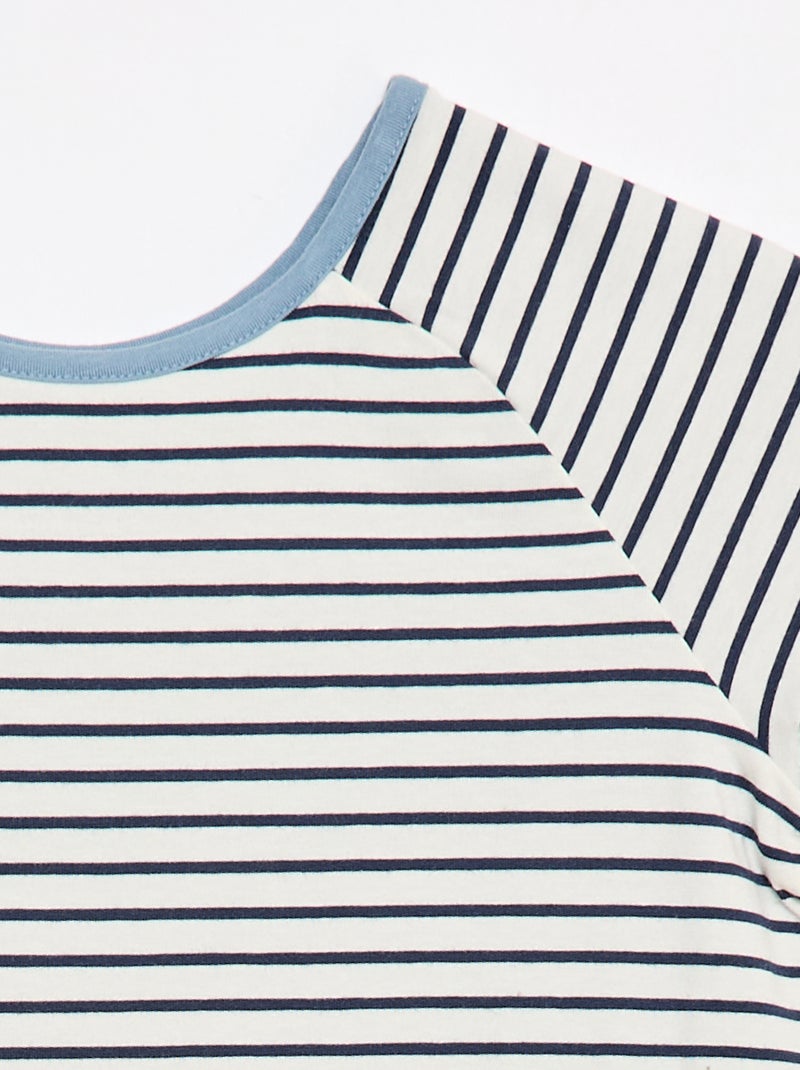 T-shirt senza verso e reversibile a maniche corte Blu - Kiabi