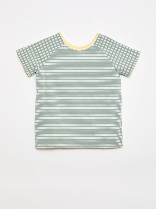 T-shirt senza verso e reversibile a maniche corte - Kiabi