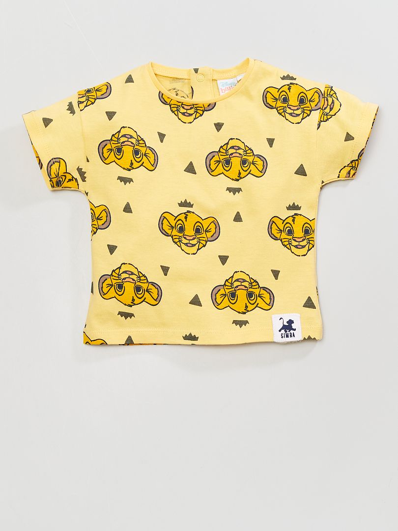 T-shirt 'Simba' di 'Disney' giallo - Kiabi