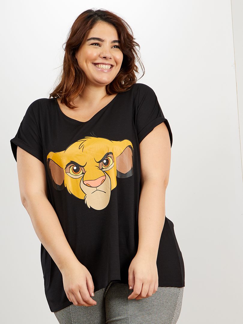 T-shirt 'Simba' di 'Disney' NERO - Kiabi