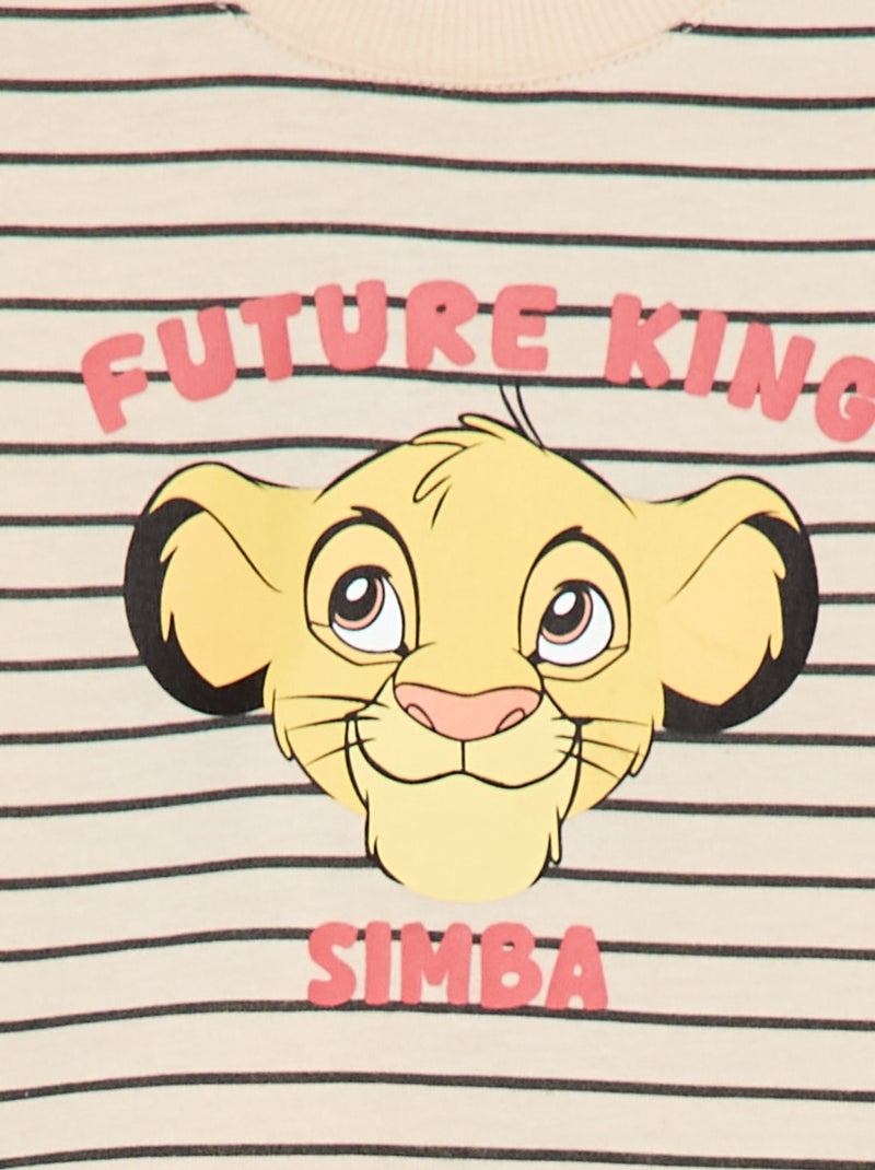 T-shirt 'Simba' 'Disney' a maniche corte Bianco - Kiabi