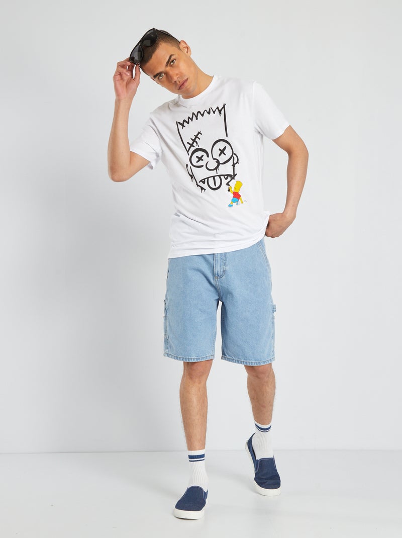 T-shirt 'Simpson' Bianco - Kiabi