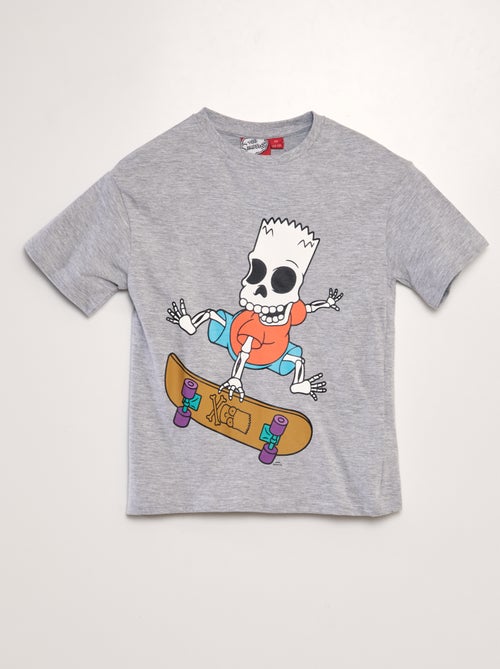 T-shirt 'Simpson' scollo tondo - Kiabi