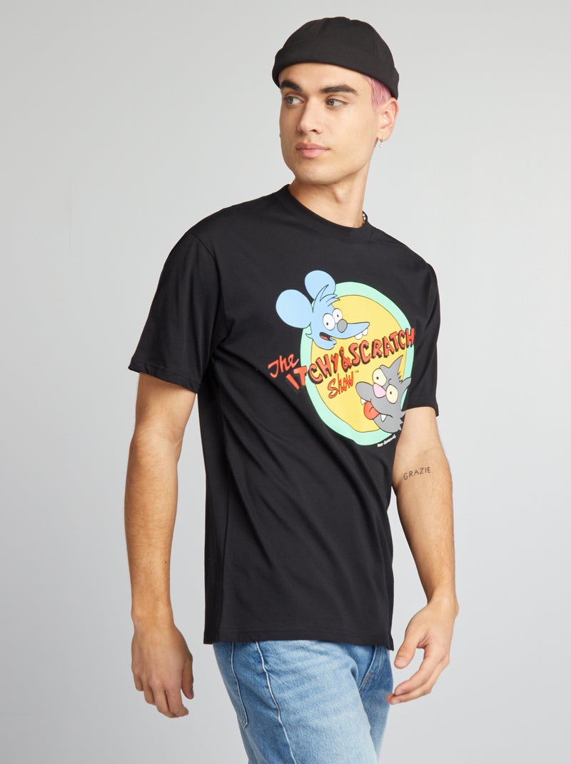 T-shirt 'Simpsons' nero - Kiabi