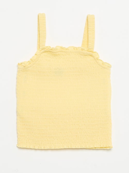 T-shirt smock con spalline - Kiabi