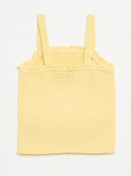 T-shirt smock con spalline - Kiabi