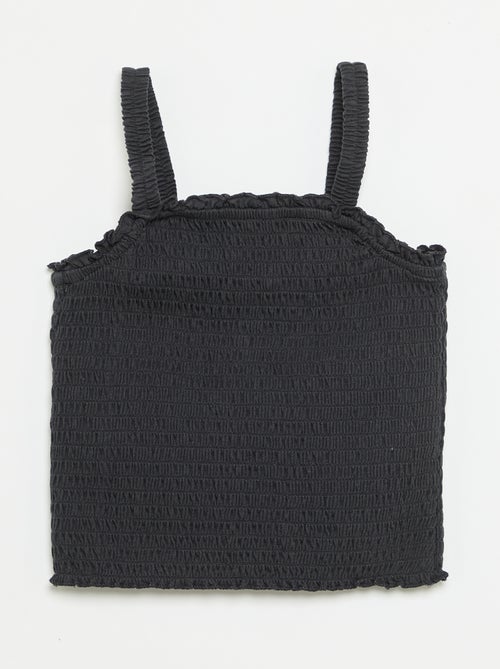 T-shirt smock con spalline - Kiabi