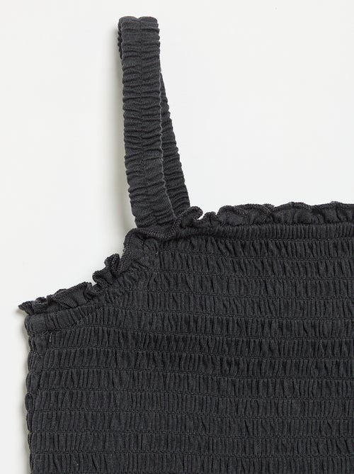 T-shirt smock con spalline - Kiabi