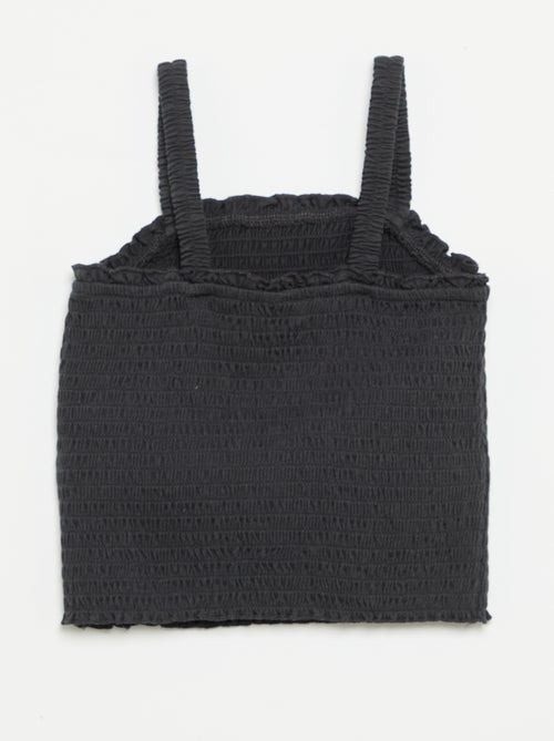 T-shirt smock con spalline - Kiabi