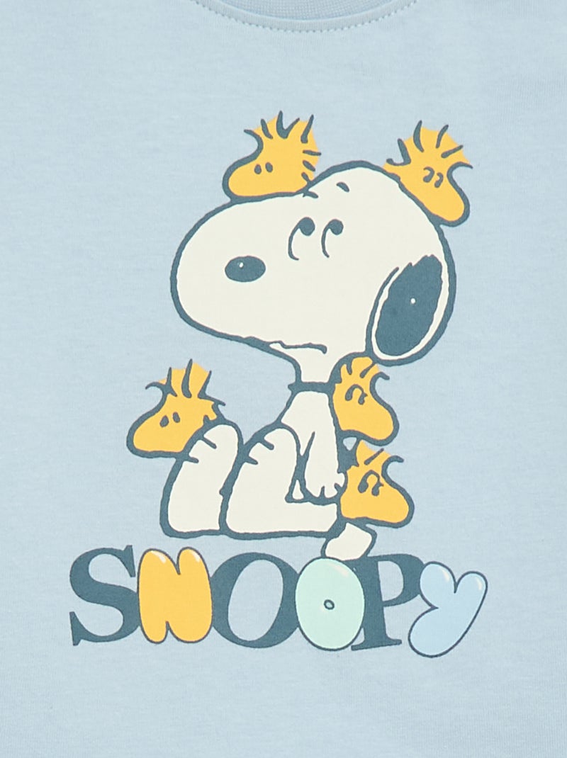 T-shirt 'Snoopy' a maniche corte Blu - Kiabi
