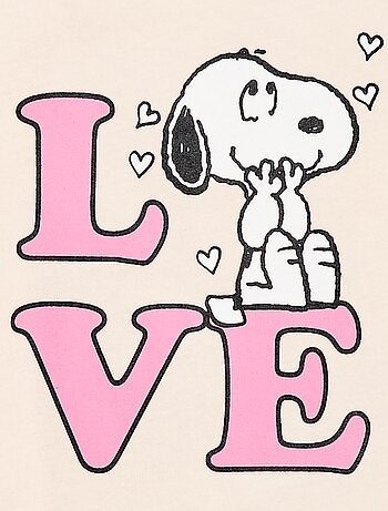 T-shirt 'Snoopy' a maniche corte