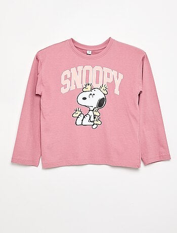 T-shirt 'Snoopy' a maniche lunghe