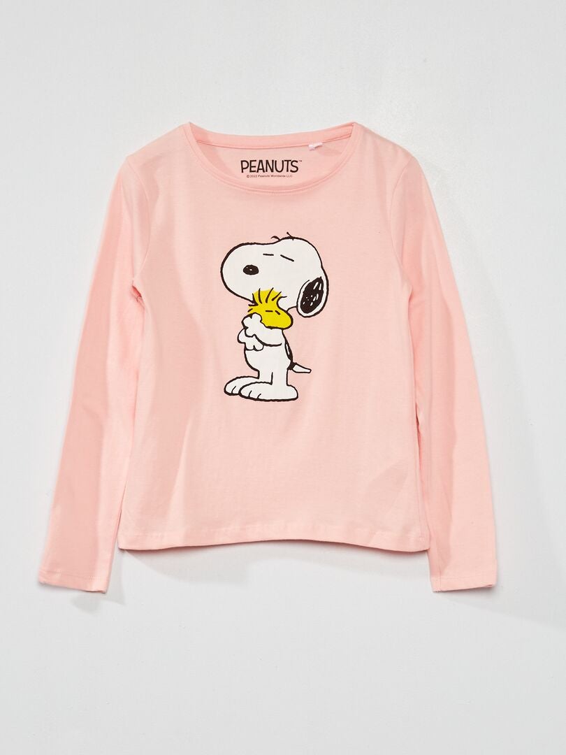 T-shirt 'Snoopy' in jersey ROSA - Kiabi