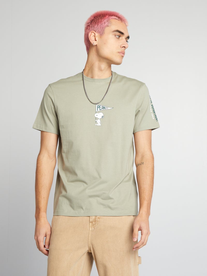 T-shirt 'Snoopy' KAKI - Kiabi