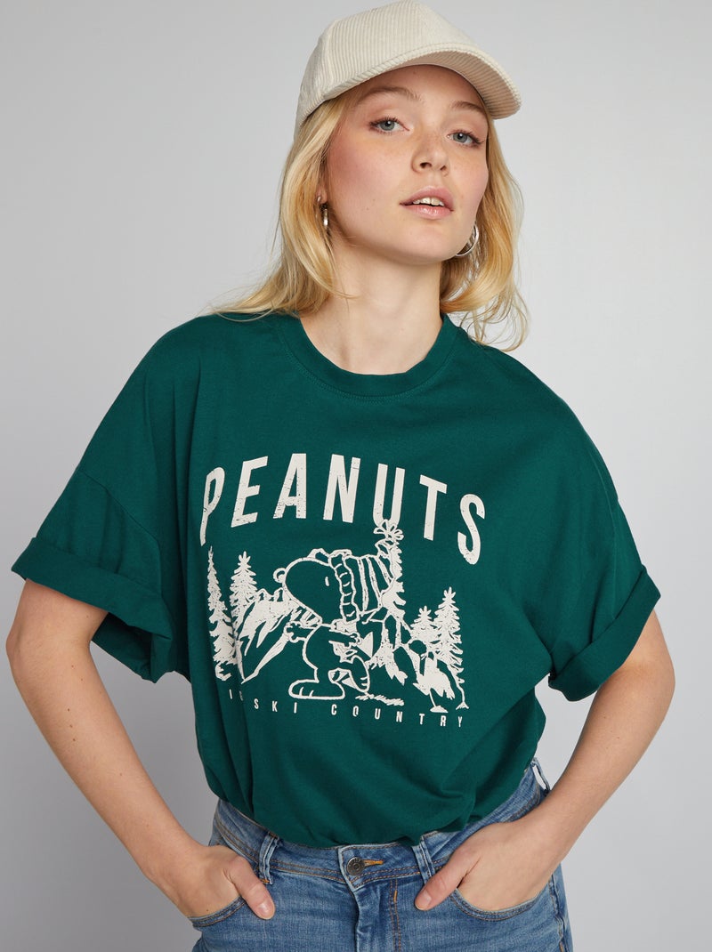 T-shirt 'Snoopy' VERDE - Kiabi