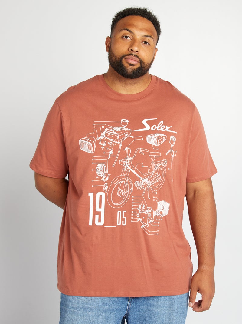 T-shirt 'Solex' a maniche corte ROSA - Kiabi