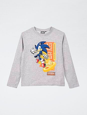 T-shirt 'Sonic' a maniche lunghe