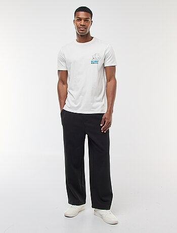 T-shirt 'Sonic' stampato fronte/retro a maniche corte