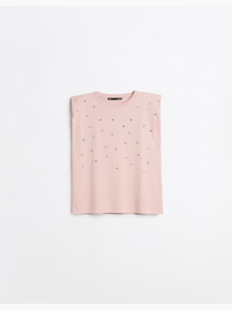 T-shirt Spalline, MO Fashion Rosa - Kiabi