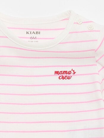 T-shirt speciale festa della mamma in jersey di cotone