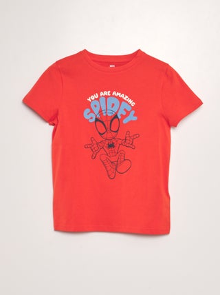 T-shirt 'Spider-Man' a girocollo