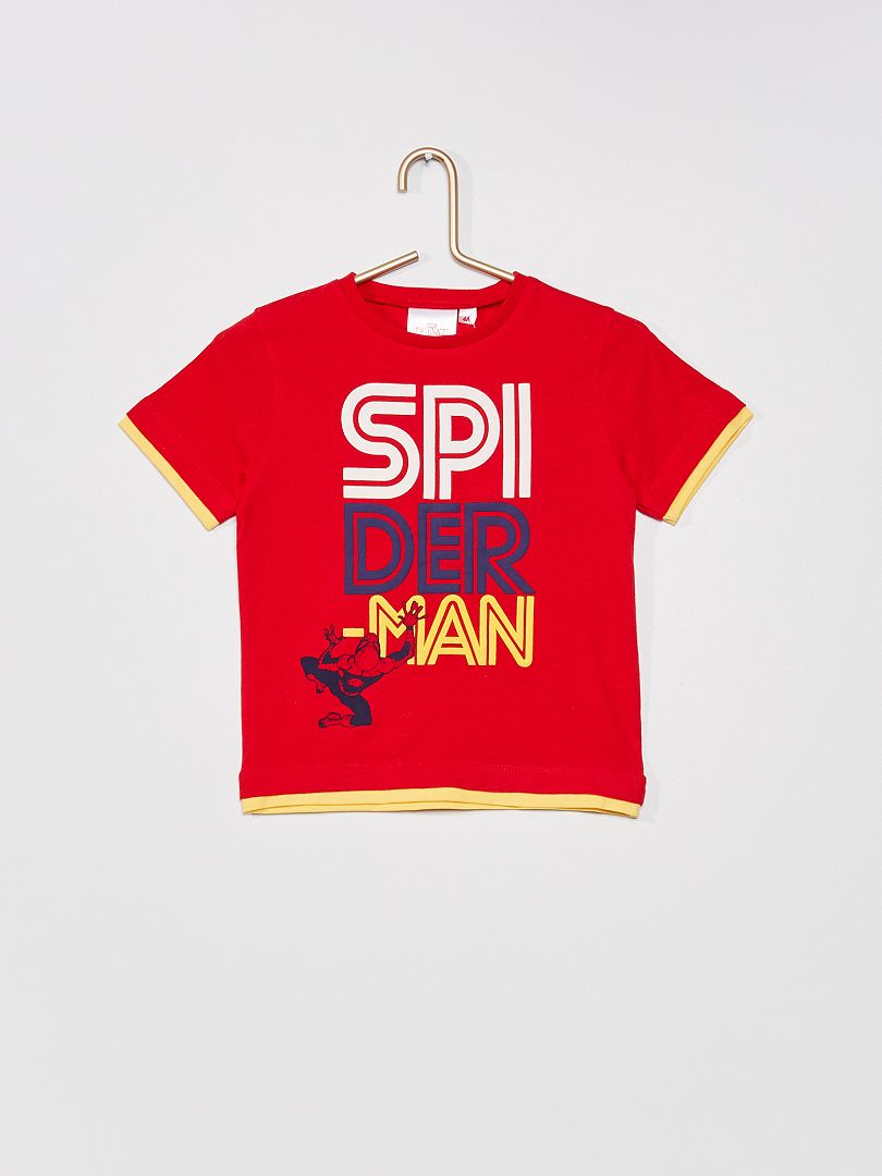 T-shirt 'Spider-Man' di 'Marvel' rosso - Kiabi