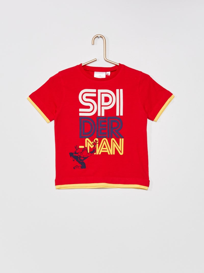 T-shirt 'Spider-Man' di 'Marvel' rosso - Kiabi