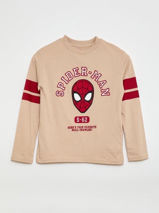 T-shirt 'Spider-Man' 'Marvel' a maniche lunghe