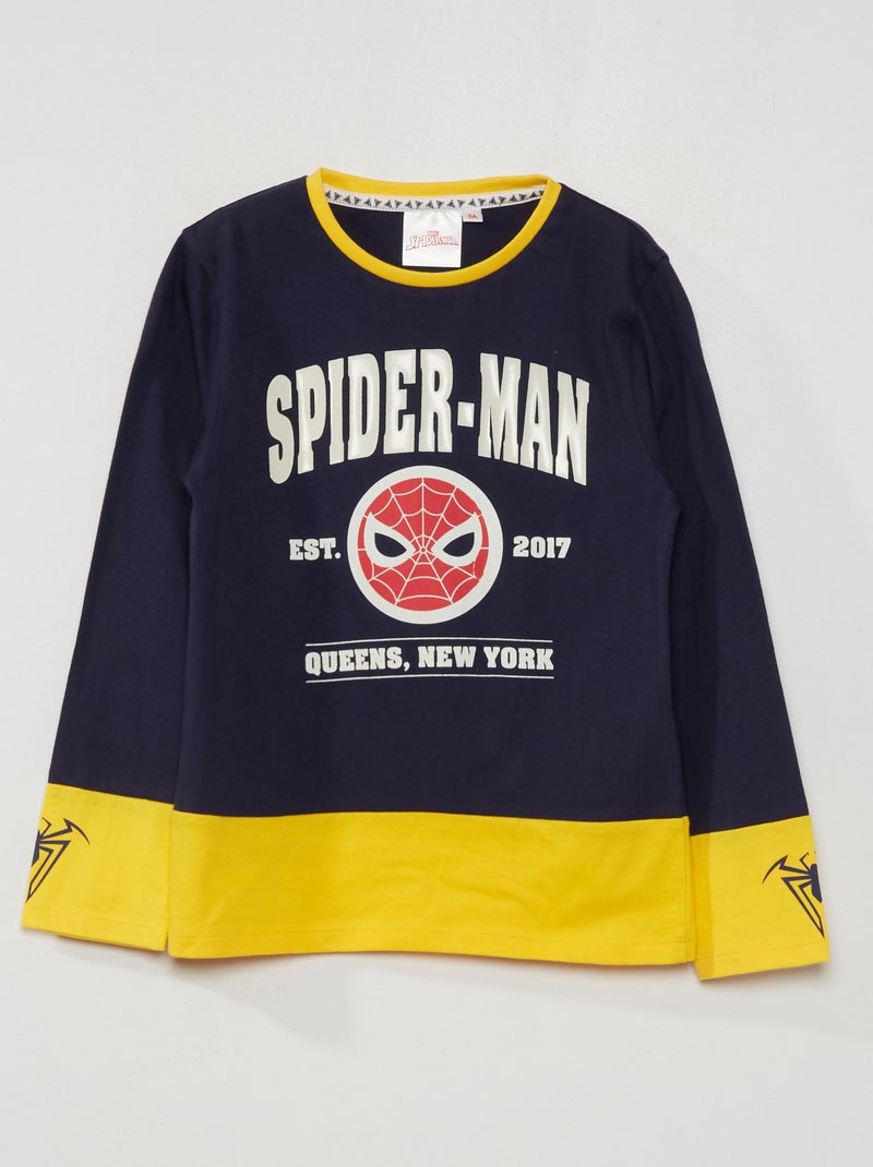 T-shirt 'Spider-Man' 'Marvel' blu marine - Kiabi
