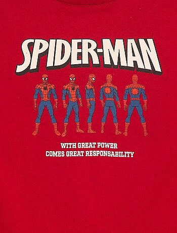 T-shirt 'Spider-Man' 'Marvel' maniche corte