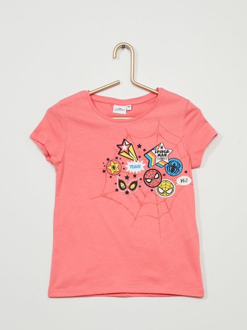 T-shirt 'Spider-Man' ROSA - Kiabi