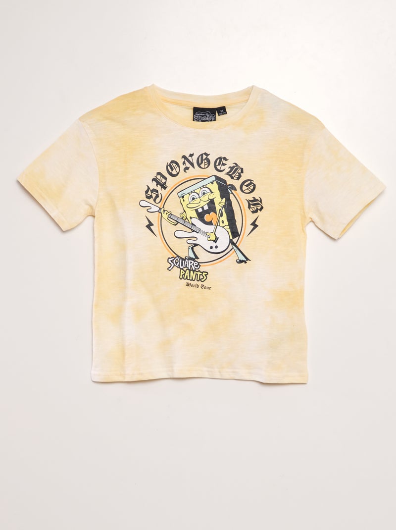 T-shirt 'SpongeBob' a maniche corte GIALLO - Kiabi