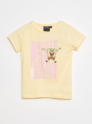 T-shirt 'SpongeBob' a maniche corte