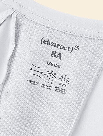 Ekstract - T-shirt sport fluido a maniche corte