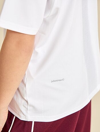 Ekstract - T-shirt sport fluido a maniche corte