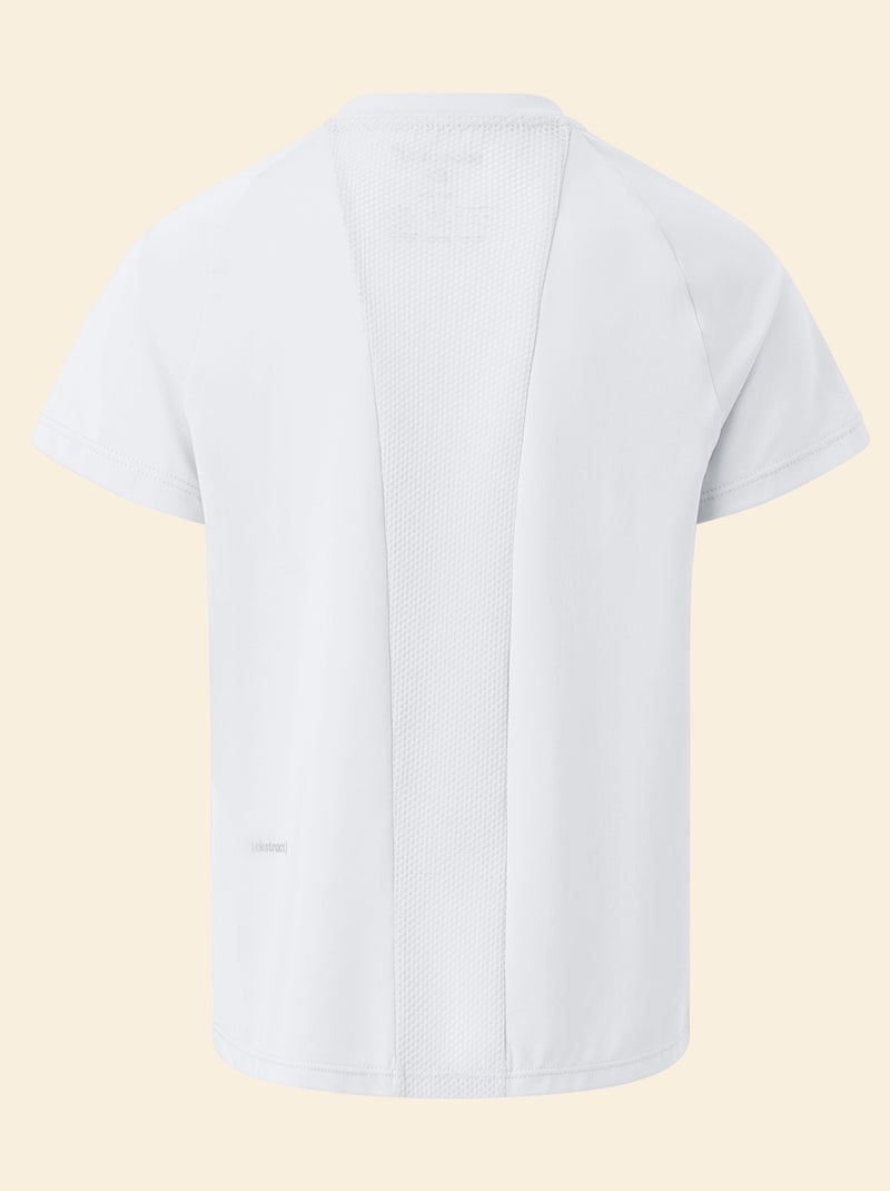 T-shirt sport fluido a maniche corte (Ekstract) Bianco - Kiabi