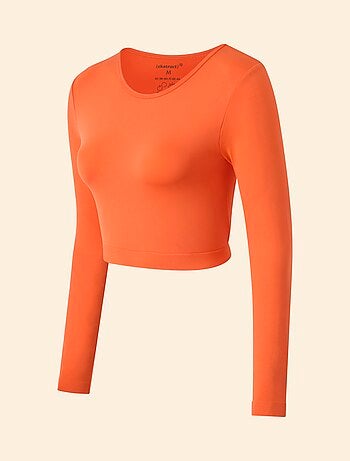 Ekstract - T-shirt sportiva a maniche lunghe