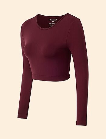 Ekstract - T-shirt sportiva a maniche lunghe