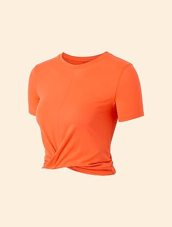 T-shirt sportiva arricciata - (ekstract)