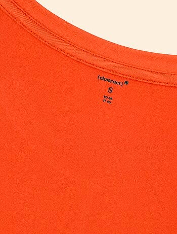 T-shirt sportiva arricciata - (ekstract)