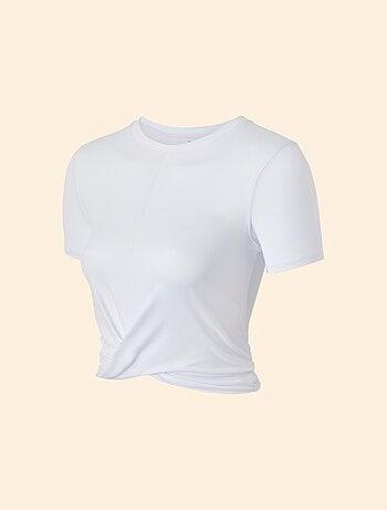 T-shirt sportiva arricciata - (ekstract)