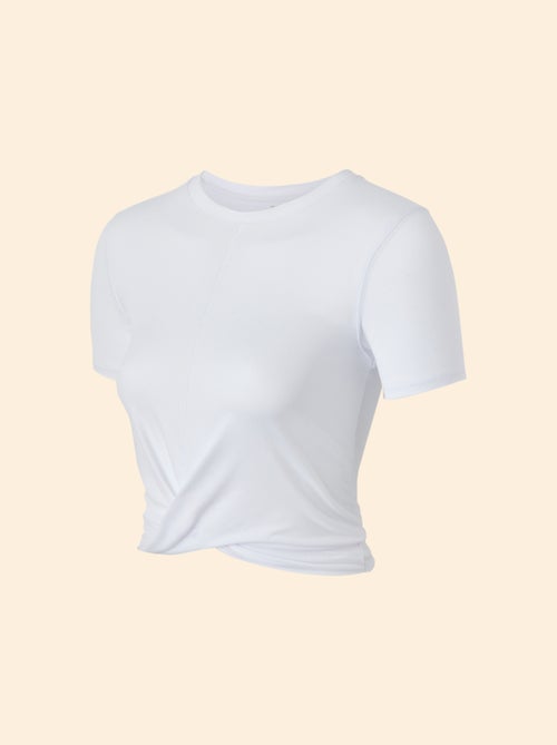 T-shirt sportiva arricciata - (ekstract) - Kiabi