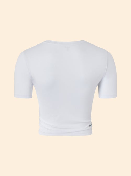 T-shirt sportiva arricciata - (ekstract) - Kiabi