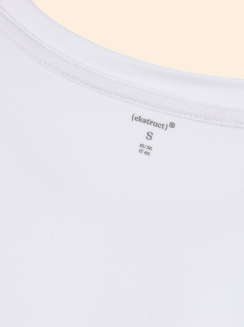 T-shirt sportiva arricciata - (ekstract) - Kiabi