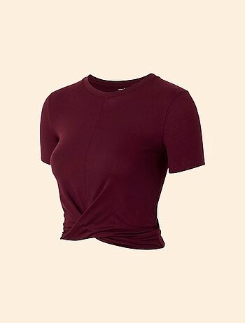T-shirt sportiva arricciata - (ekstract)