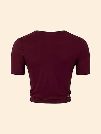 T-shirt sportiva arricciata - (ekstract)