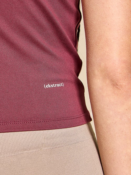 T-shirt sportiva arricciata - (ekstract) - Kiabi T-shirt sportiva arricciata - (ekstract) - Kiabi